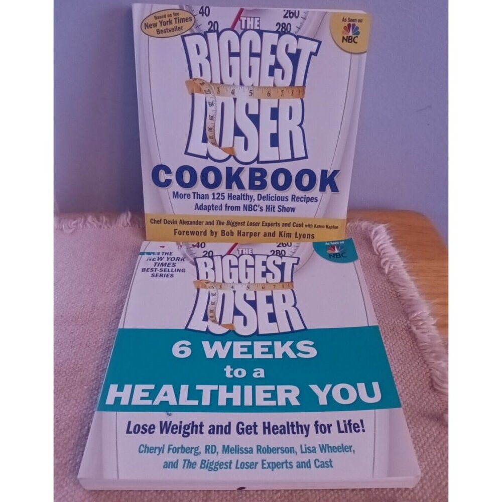 Biggest Loser Cookbook Lot The Biggest Loser & 5 Weeks To A Healthier You PBs